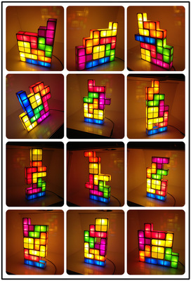 俄羅斯方塊燈 RECESKY Tetris light 創(chuàng)意點(diǎn)亮生活，重塑兒時(shí)記憶的LED工藝禮品
